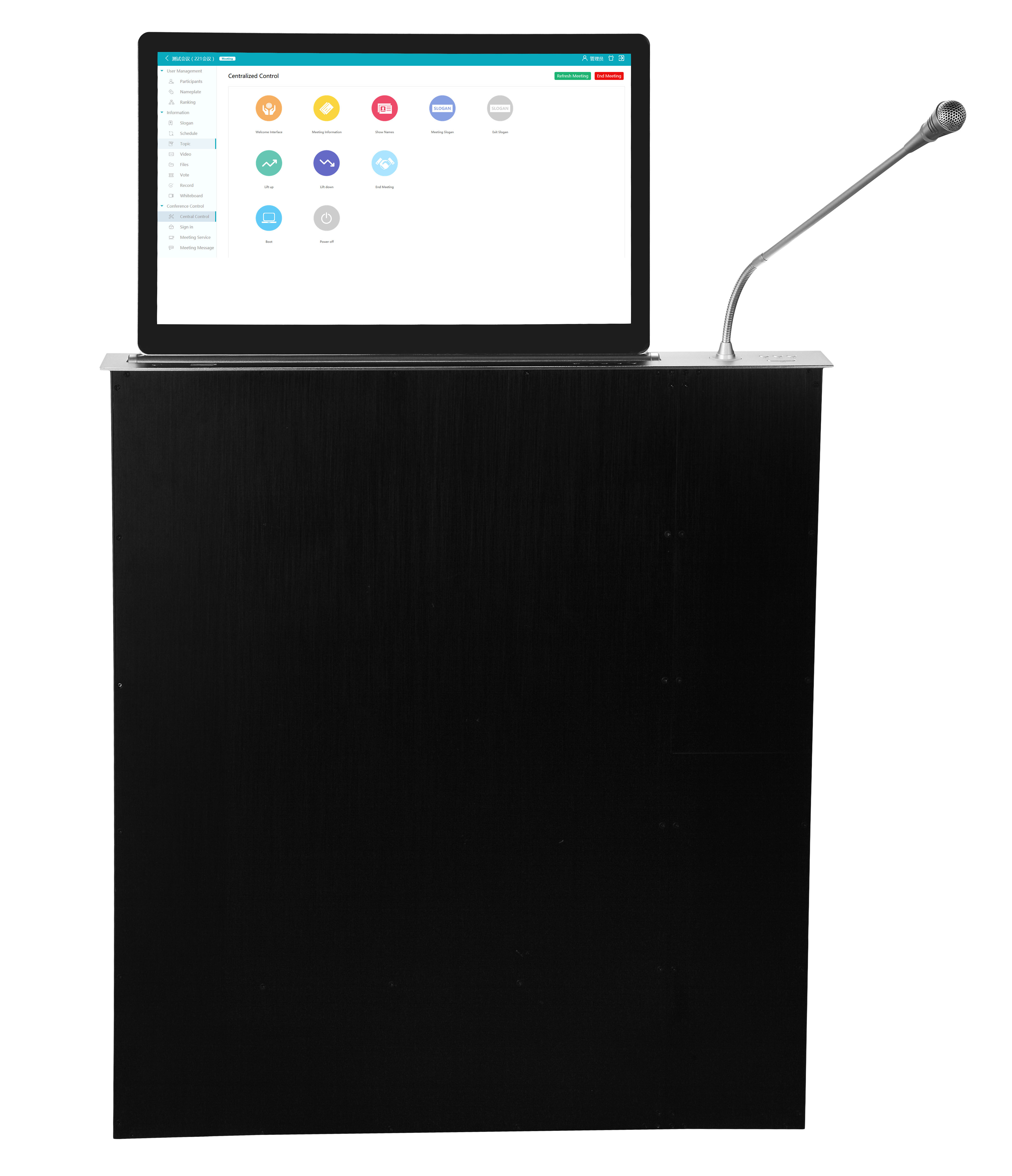 Встраиваемый выдвижной монитор ITC TS-F173MT3 LCD 17.3" Mic